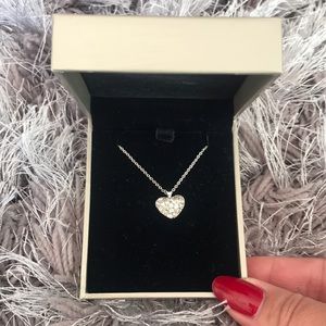 Nordstrom Crystal Collection Heart Necklace